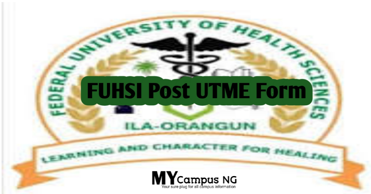 FUHSI Post UTME Form