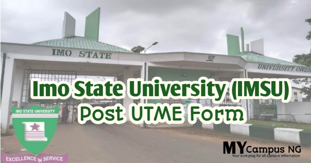 IMSU Post UTME Form