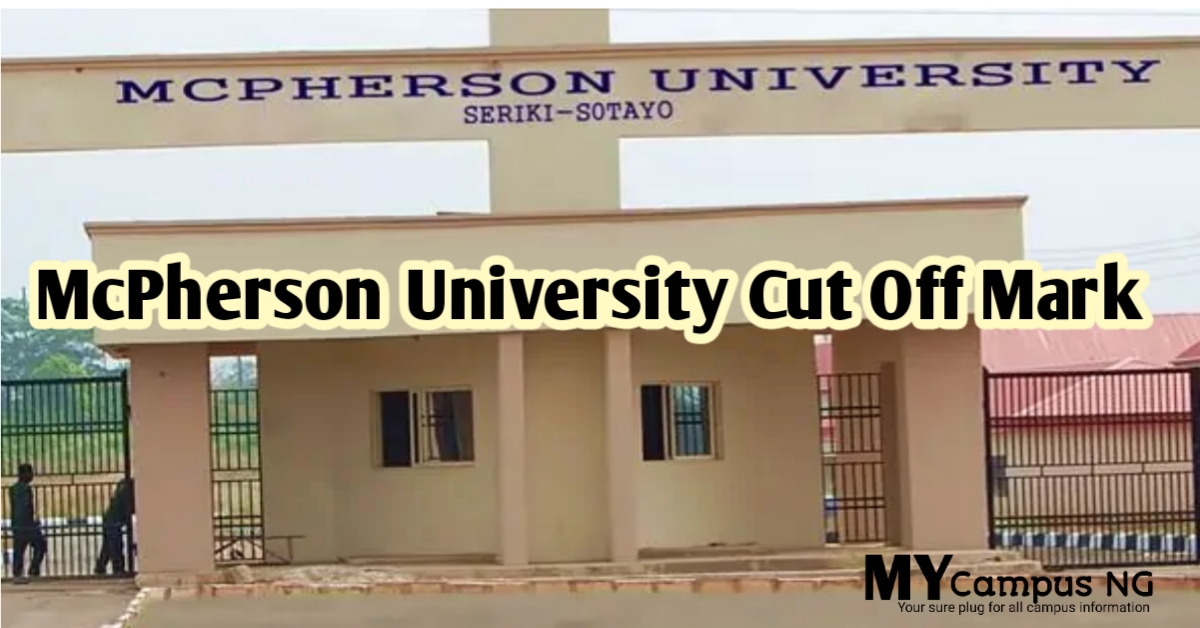 McPherson University Cut Off Mark