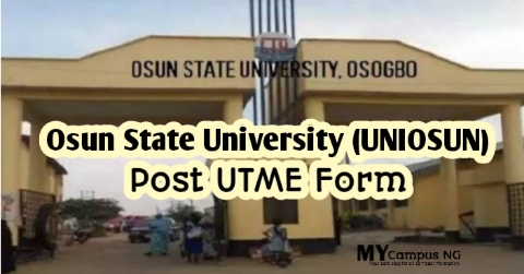UNIOSUN Post UTME Form