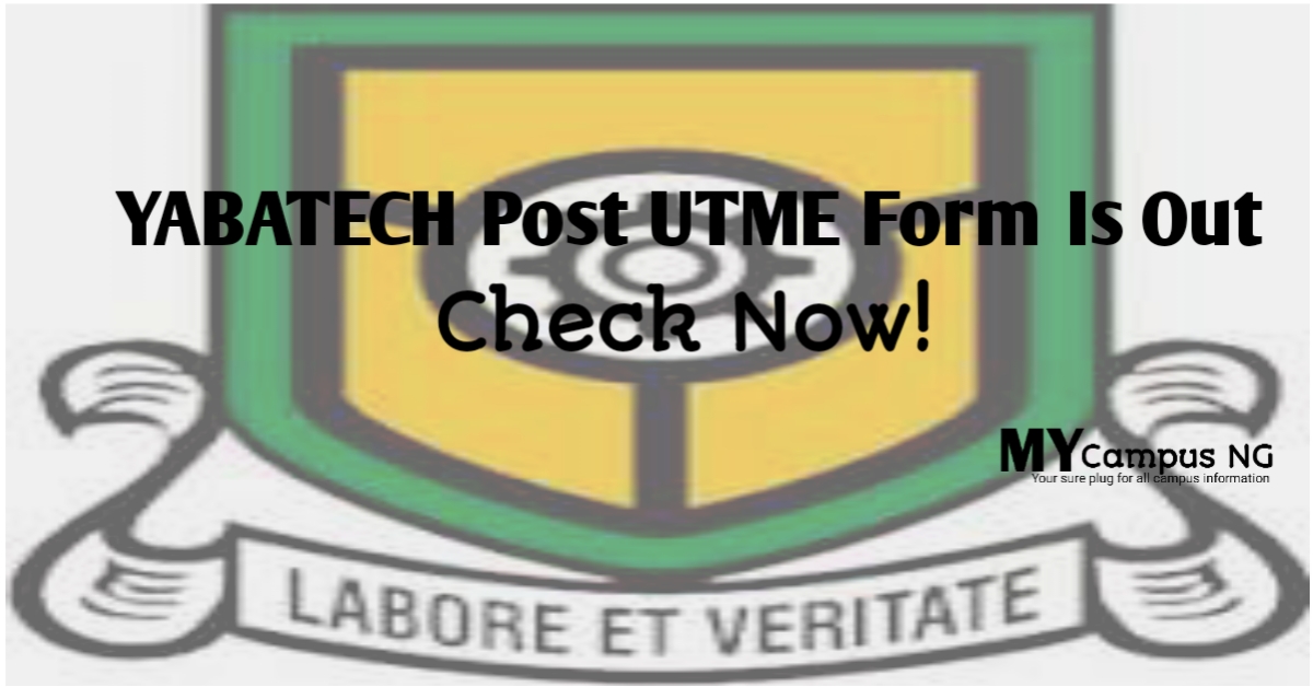 YABATECH Post UTME Form